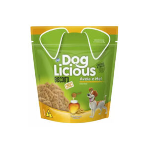 BISCOITO DOG LICIOUS AVEIA E MEL 500G