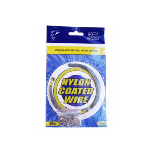 CABO DE ACO INOX NYLON COATED WIRE 40LBS 10MT MARURI