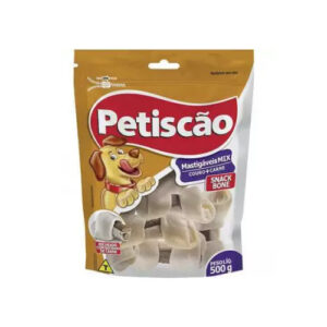 PCT OSSO NO SNACK BONE 5 6 500G COURO MAIS CARNE PETISCAO