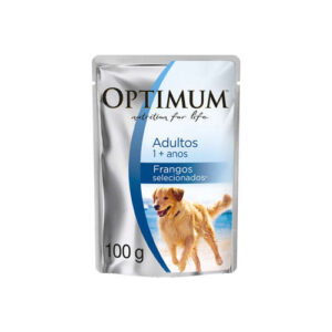 SACHE OPTMUM CAES ADULTOS FRANGO 100G