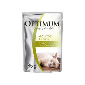 SACHE OPTMUM CAT ADULTOS FRANGO 85G