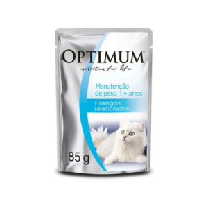 SACHE OPTMUM CAT ADULTOS MANUTENCAO FRANGO 85G