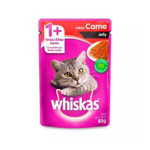 SACHE WHISKAS CARNE JELLY 85G