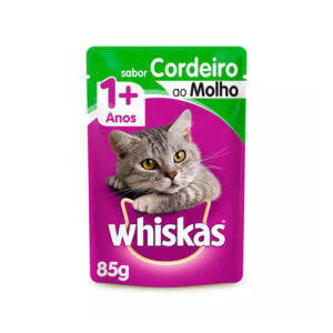 SACHE WHISKAS CORDEIRO 85G