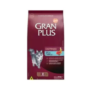 SCR GRAN PLUS GATO AD SALMÃO E ARROZ 10,1KG GRANEL